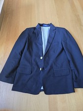 Boys Size 10 Regular Blue Izod Sportcoat Jacket With Gold Buttons