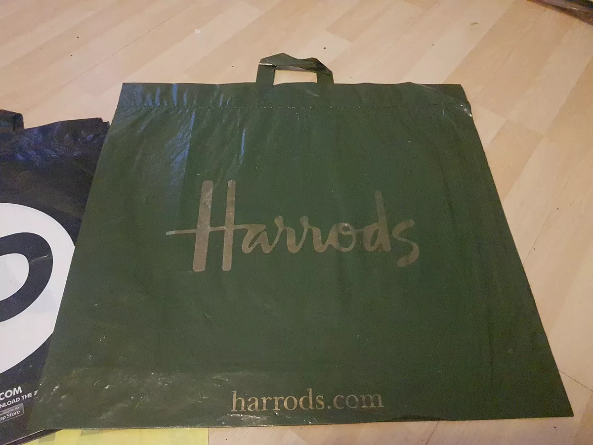 Harrods Black Nylon and Leather Trim Shoulder Bag | eBay