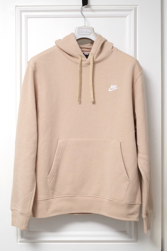Nike Tracksuit Mens Medium Fleece Hoody + Pants Desert Sand Beige Slim Fit BNWT