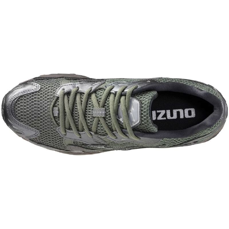 Mizuno Wave Rider 10 Green Black Metallic Grey D1GA243109 Men's