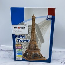 Buildream Eiffel Tower 3D Puzzle, 66 pieces, Stands 31" tall Assembled