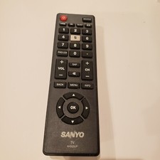 SANYO NH315UP REMOTE CONTROL BLACK GENIUNE TESTED, WORKS