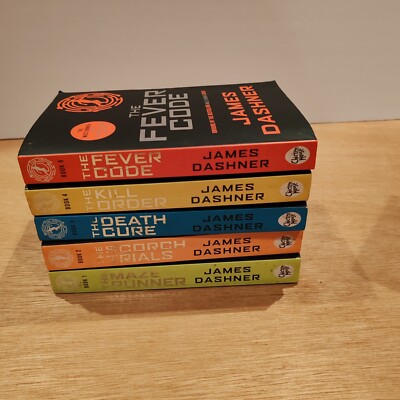 The Maze Runner Series Book Set Bundle By James Dashner 5 X Books