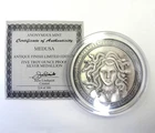 MEDUSA 5 oz .999 Fine Silver Antique Edition Coin Medallion #224/500 LOW MINTAGE