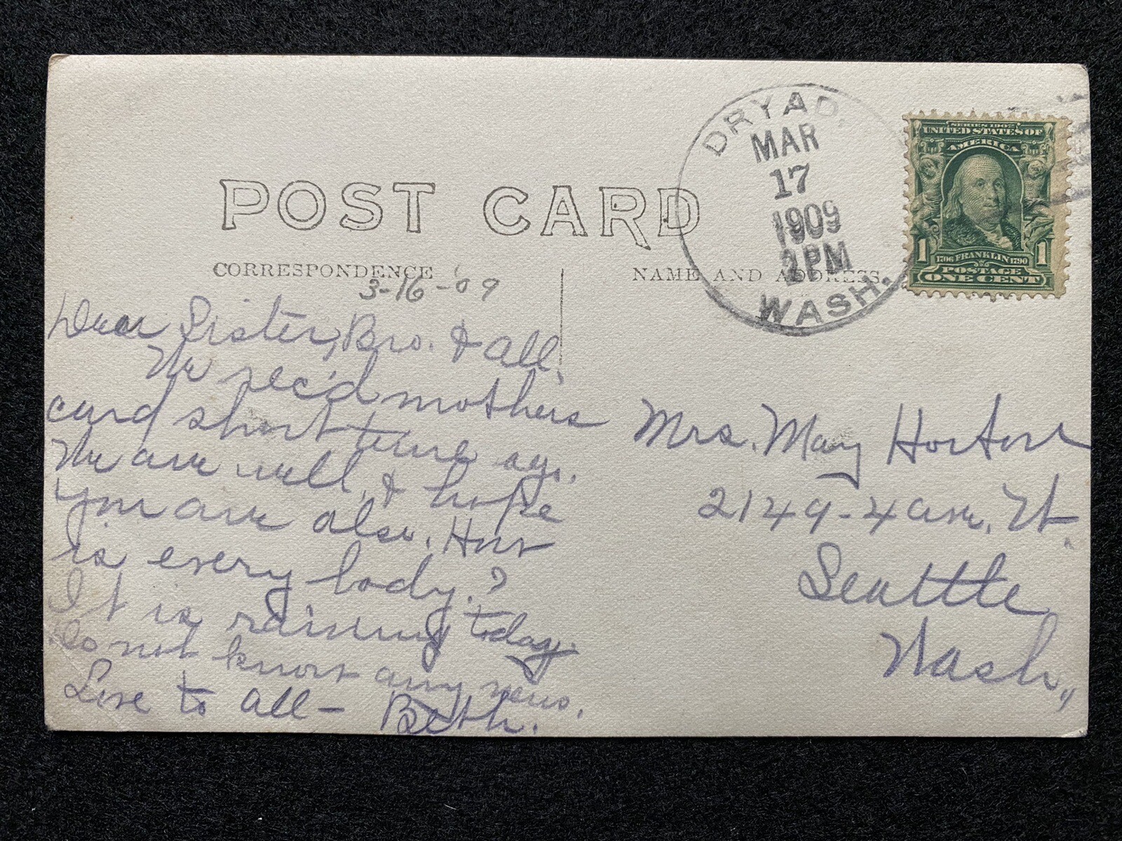 Dryad Washington WA Town Lumber Yard School RPPC Photo Postcard Lewis Co. 1909 eBay