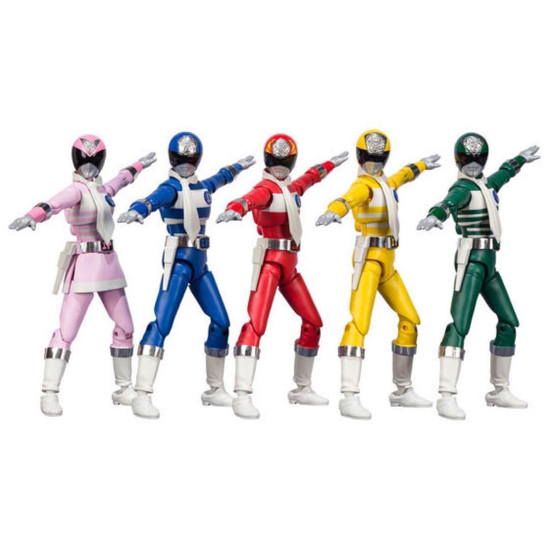 Power Rangers Denshi Sentai Denziman figure 5set Bundle Bulk