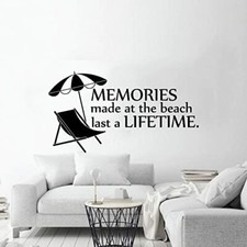 Lifetime Quote Sea Ocean Beach Vinyl Wall Art D cor Sticker for Home Room Decals