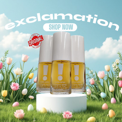 3 x Coty Exclamation Cologne Spray 0.375 oz New (Pack of 3)