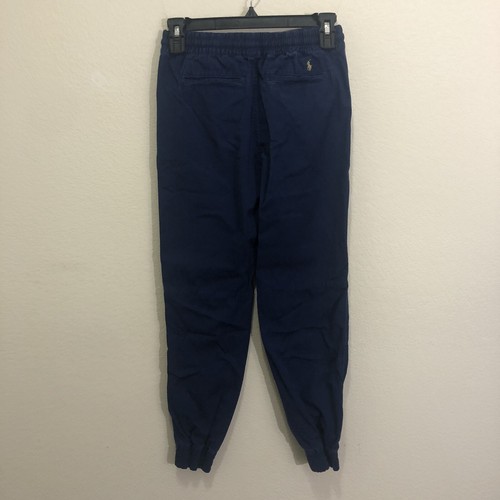 Polo Ralph Lauren Boys Jogger Pants Size M (10-12) Elastic Waist Pockets Navy - Picture 6 of 10
