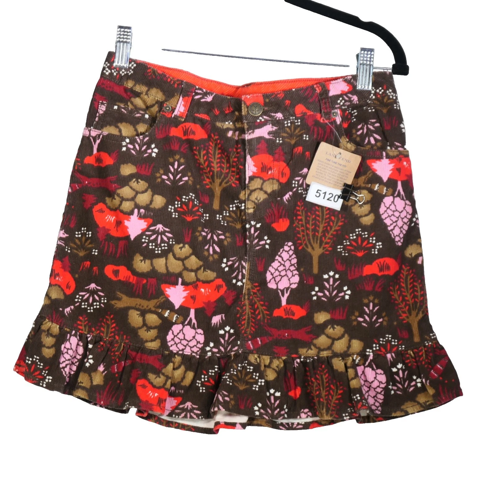 Lands 'End Marrón 100% Algodón faldas y faldas short para Niñas