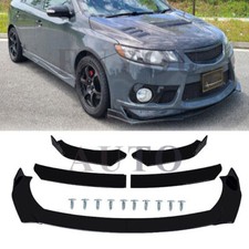 For Kia Cerato Koup Gloss Black Front Bumper Lip Spoiler Splitter Body Kit