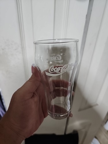 Set of 3 Vintage(Enjoy) Coca-Cola Bell Glass 6", 5",& 4" (Drink) W/syrup Line - Picture 4 of 7