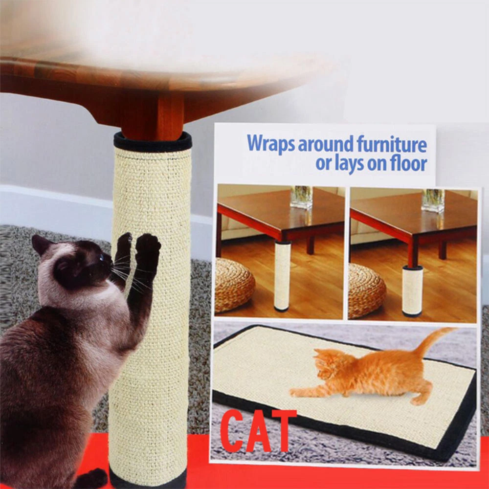 Table leg top cat scratcher