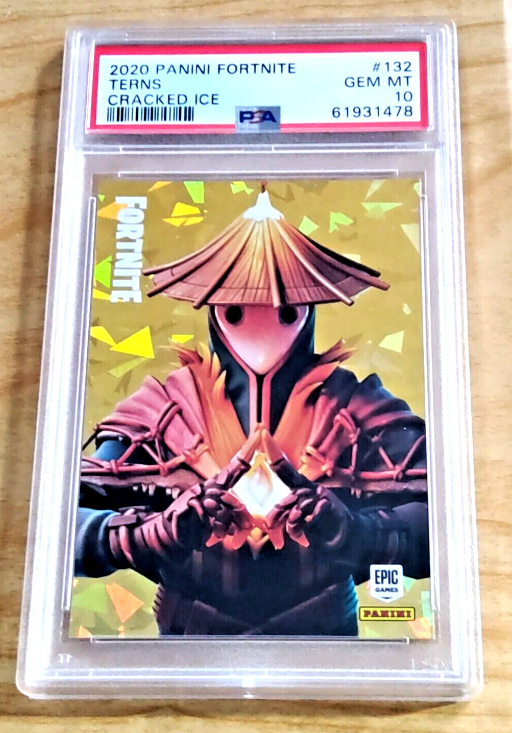 2020 Panini Fortnite TERNS #132 Cracked Ice PSA 10 Gem Mint Rare USA