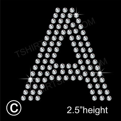 Strass/Diamant Transfer Arial Brief (beliebig 1) Hotfix Aufbügeln Motiv