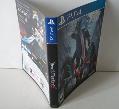 Devil May Cry 5 Art Only NO GAME PS4 Sony PlayStation 4 Cover