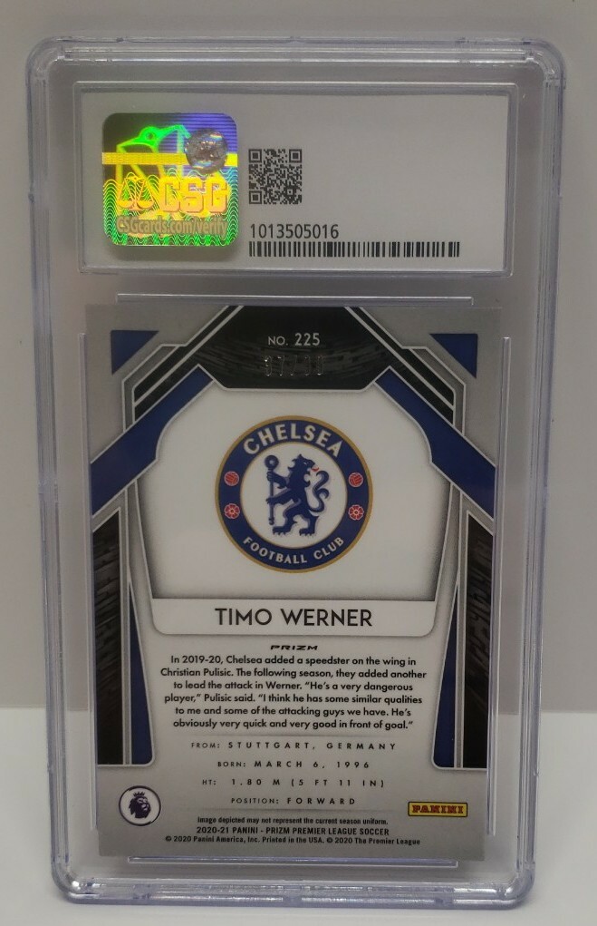 TIMO WERNER 2020-21 PRIZM PREMIER LEAGUE #225 Purple /99