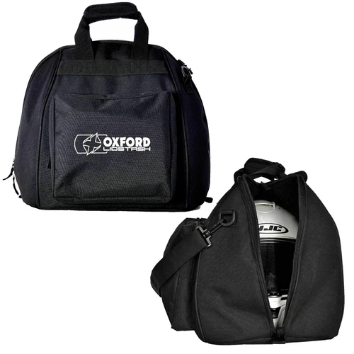 Oxford Deluxe Lidstash Motorrad Helmtasche Motorrad Crash Deckel Aufbewahrung