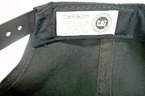Caterpillar Equipment CAT Patch Hat Black Yellow Official Product Snapback - Picture 10 of 12