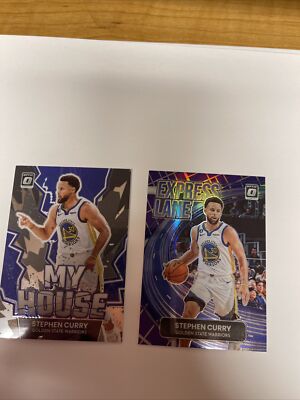 2022-23 Optic Stephen Curry Express Lane Purple SP & My House Prizm SP 