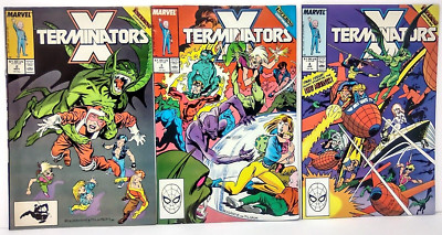 X-Terminators Volume 1 Issues 2 3 4 Marvel Comics 1988 Lot of 3