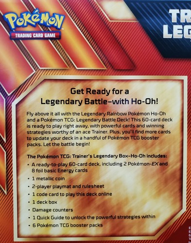 Sealed 2021 Pokémon TCG – Trainer’s Legendary Box & Legendary Battle Deck: Ho-Oh - Picture 7 of 11