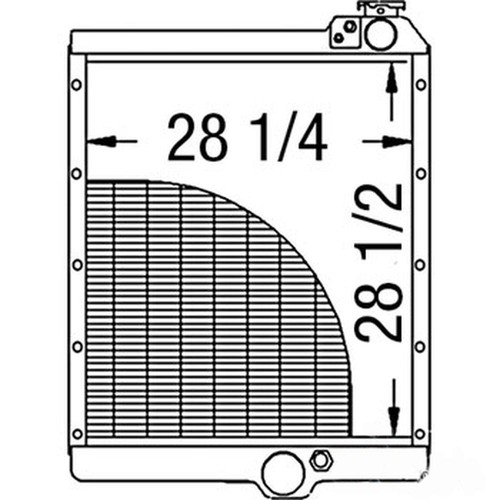 WN-140501A2-PEX Radiator Fits International/CaseIH 7210 7220 7230 8910 ...