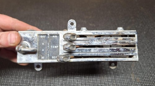 1966 Oldsmobile Cutlass F85 Air Temp Defrost Heater Thermostat Control Switch - Picture 2 of 5