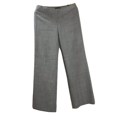 EXPRESS Women s Editor Flare Wide Leg Gray Trouser Dress Pants Size 6R MSRP $70