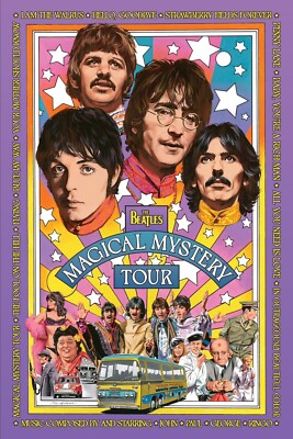 Paul Mann Beatles Magical Mystery Tour Poster Private Commission