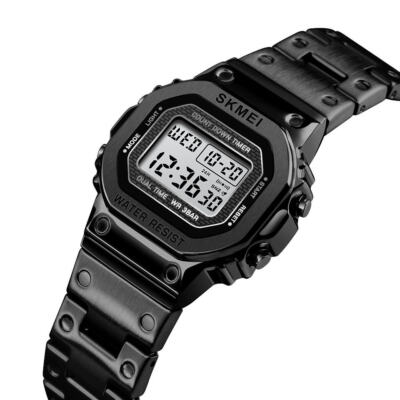Damen Frauen Multifunktion Digital Uhr Mode Chronograph Digital Armbanduhr 