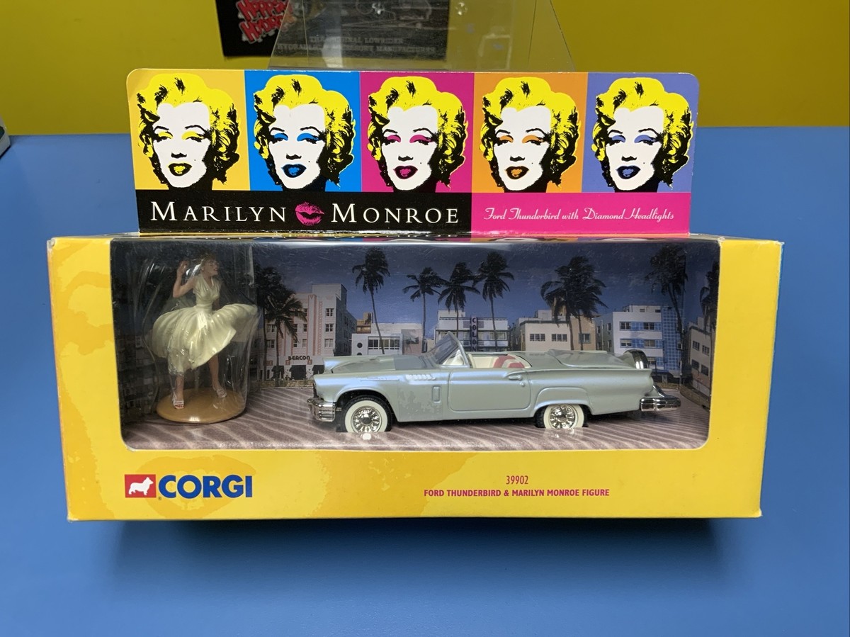 Corgi Diecast #39902 Ford Thunderbird & Marilyn Monroe