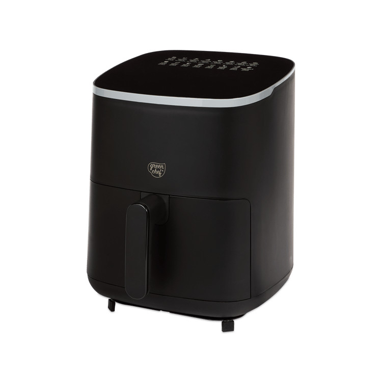 Friteuse à air chaud GreenChef design compact en acier inoxydable brossé