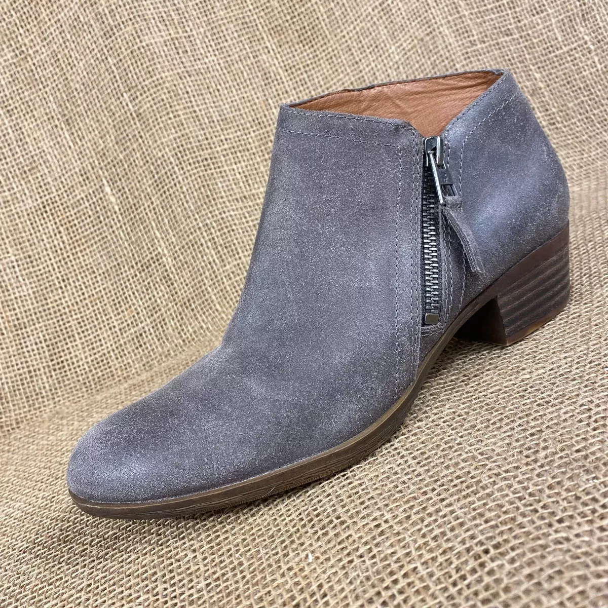 Gray lucky brand best sale booties
