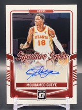 2024-25 Donruss Optic #SS-GUE Mouhamed Gueye Signature Series - Atlanta Hawks