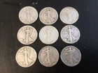 9. Walking Liberty Halves 90% Silver