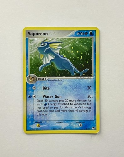 Vaporeon 006/017 Pop Series 3 Holo 🩵 - Picture 3 of 9