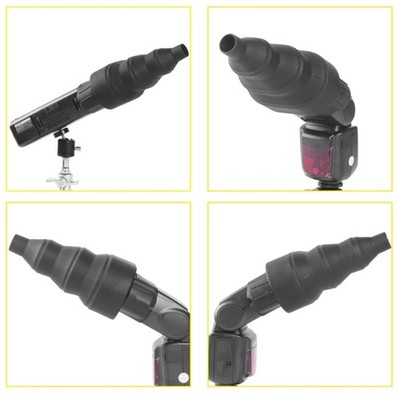 Color Filter Snoot for Photography Flashlights Enhances Photos Light Control