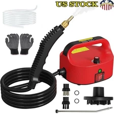 Handheld High Pressure Steam Cleaner Portable Deep Cleaning Set W/ Brushes New
