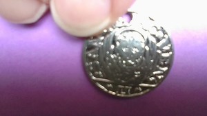 Hungarian 1 Denar Coin Maximilian 1564-1576 Habsburg Dynasty Pendant
