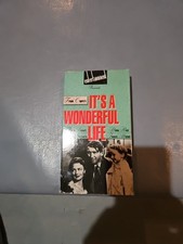 It's a Wonderful Life VHS James Stewart, Donna Reed, Original Black White