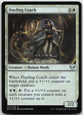 Dueling Coach FOIL Uncommon Strixhaven: School of Mages LP MTG