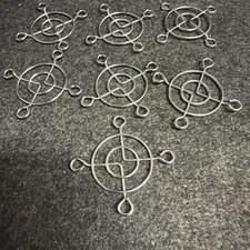 8 pieces 30mm Fan Cover Guard Grill Computer protector metal 1 1/4” Wide New