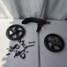 8 Zoll Elektroroller Räder + Federgabel hinten + Teile
