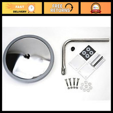 Stainless Steel Rear Crossview Mirror Kit For Trucks Rvs - Easy Install Durab