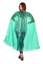 Cape PVC Regencape Trans Poncho Raincoat Regenmantel Trenchcoat Latex Mantel