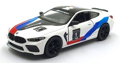 Kinsmart 1/38 Scale Pull Back & Go TY1241 - BMW M8 Competition Coupe #1 weiß