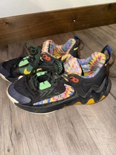 Nike Youth Giannis Immortality 2 Kaleidoscope Basketball Shoes Black Rainbow 4.5