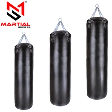 Martial Sports Professional Quality Filled Leather Boxing Punching Bag and Glove