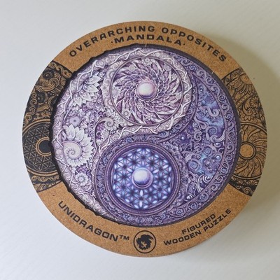 Unidragon Overarching Opposites Mandala Wooden Puzzle M 25cm 100-249pc